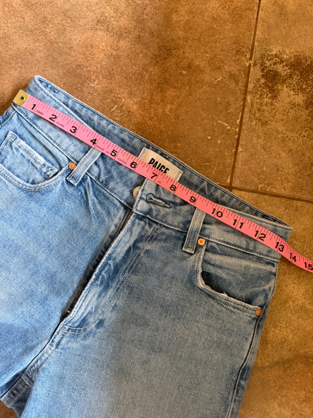 Paige Anessa 31’ Wide-Leg Jeans in Light Blue - Picture 10 of 14